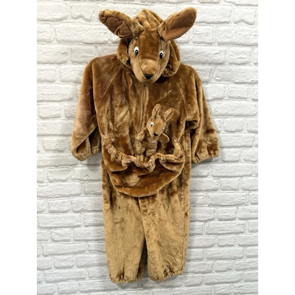Kids Kangaroo Halloween Costume Sz 7/8 Theater Quality Body Suit Warm Fast Ship!